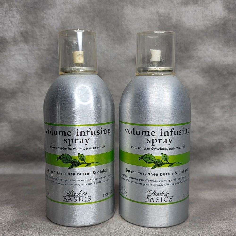 (X2)‎ Back To Basics Green Tea Volume Infusing Spray Styler 9 oz